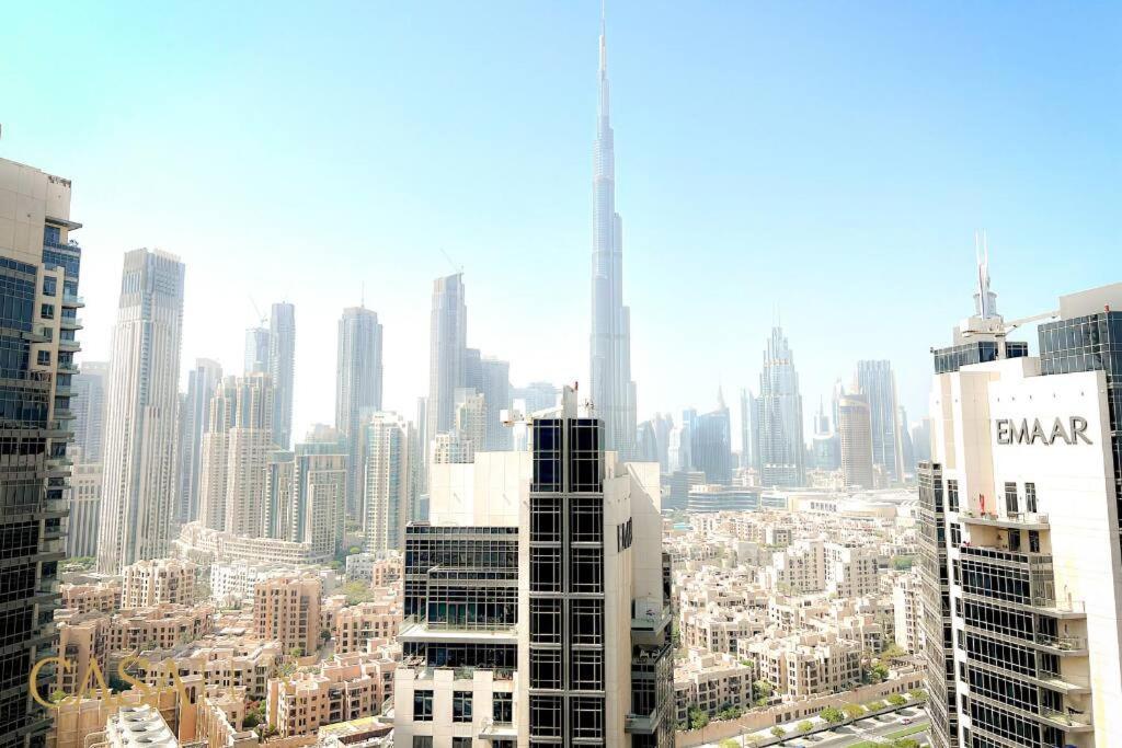 Lovely Big Studio W/ Burj Khalifa View In Downtown Dubai Dış mekan fotoğraf