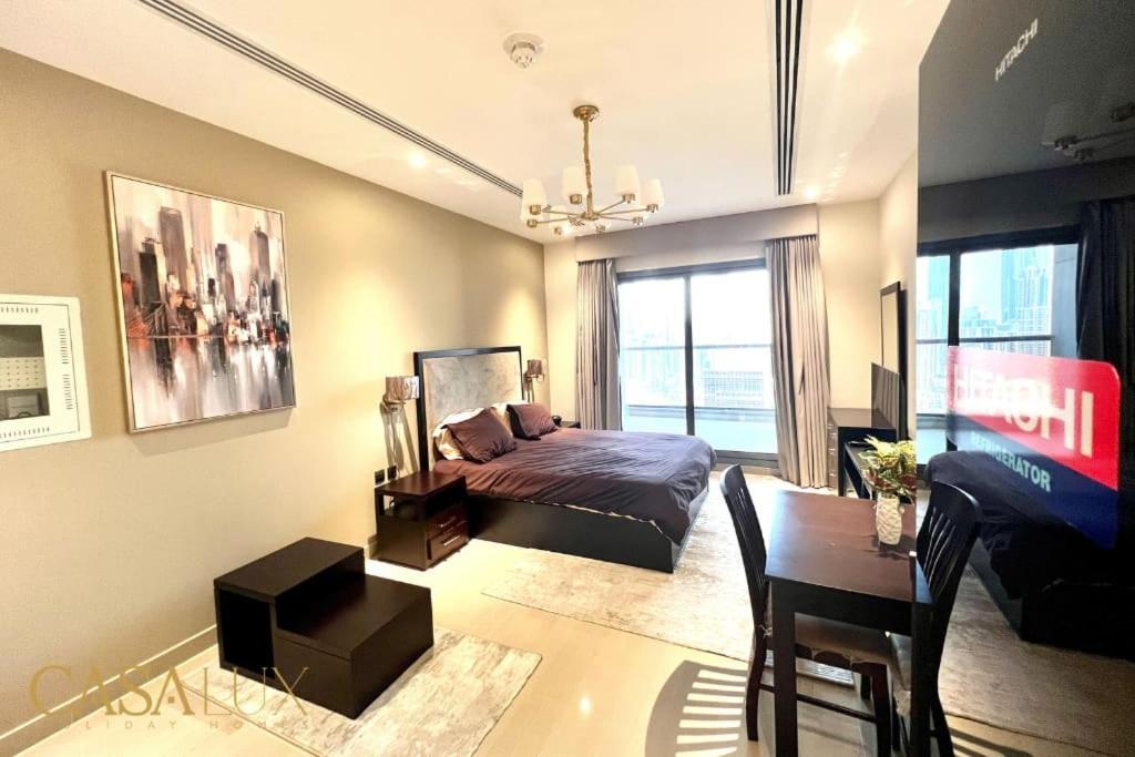 Lovely Big Studio W/ Burj Khalifa View In Downtown Dubai Dış mekan fotoğraf
